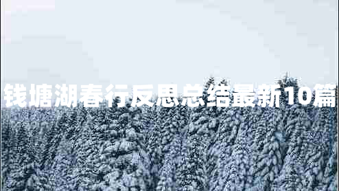 钱塘湖春行反思总结最新10篇