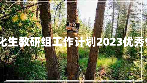 理化生教研组工作计划2023优秀9篇